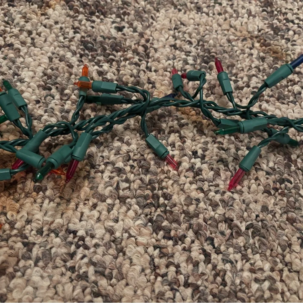 4 ft cluster christmas Multi- colored string lights